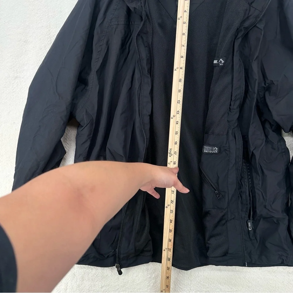 Dri Duck Black Hooded Outdoor Utility Acceleration Mens Jacket Plus Size - Picture 6 of 8